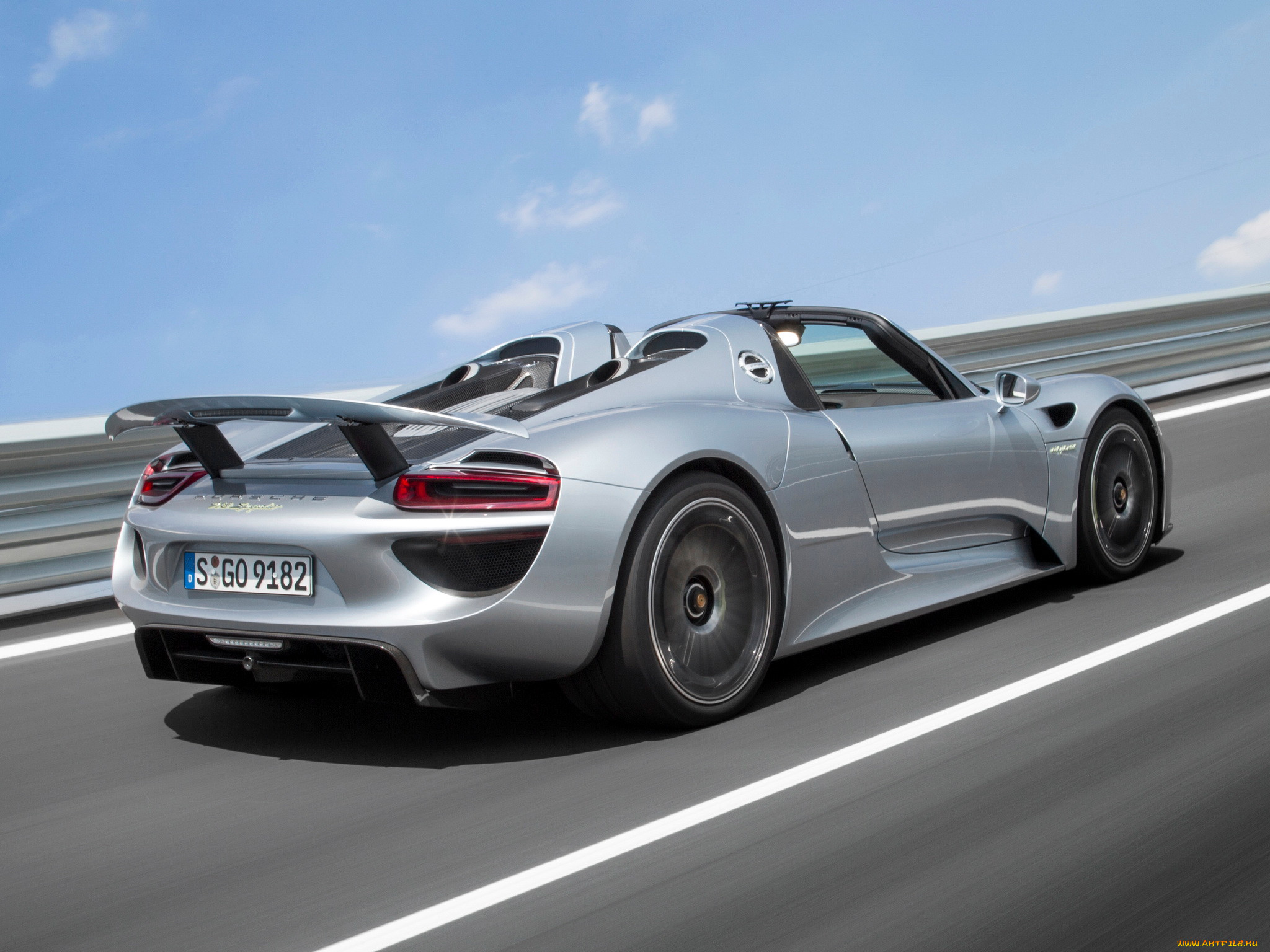 , porsche, spyder, 2014, 918